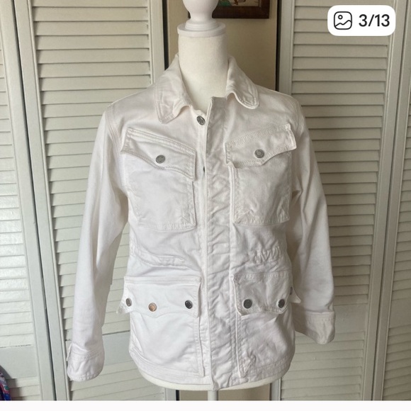 Zadig & Voltaire White Denim Jacket - Picture 3 of 10